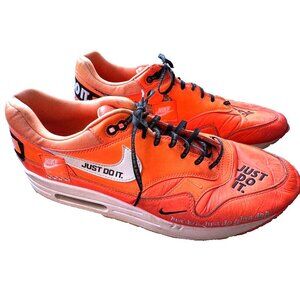 Nike Air Max 1 Men's Sneakers Orange, Size 11.5 A01021-800 2018